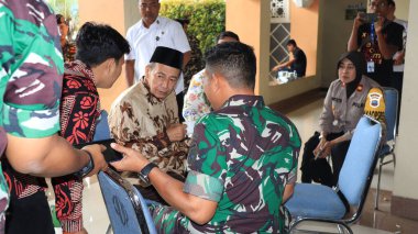 Habib Muhammad Luthfi bin Ali bin Yahya, a world Islamic figure from Nahdlatul Ulama, who is also President Jokowi's Advisory Council Pekalongan Indonesia, December 20, 2022