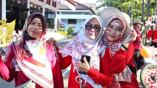 Halk Endonezya Devletinin Doğum Gününü Ağustos 2022 Batang Endonezya Eşsiz — Stok fotoğraf
