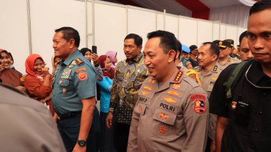 Endonezya Ulusal Polisi Başkanı Kapolri General Listyo Sigit Prabowo 11 Kasım 2023 'te Pekalongan Endonezya' da düzenlenen bir etkinliğe katıldı.