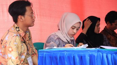Endonezya 'daki genel seçimlerin atmosferi, 14 Şubat 2024, Pekalongan City