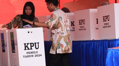 Endonezya 'daki genel seçimlerin atmosferi, 14 Şubat 2024, Pekalongan City