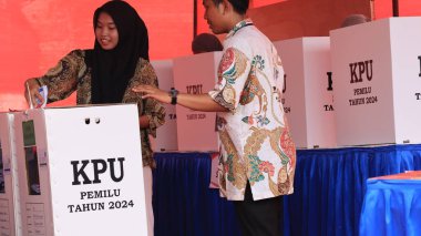 Endonezya 'daki genel seçimlerin atmosferi, 14 Şubat 2024, Pekalongan City