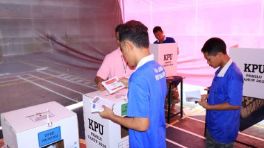 Endonezya 'daki genel seçimlerin atmosferi, 14 Şubat 2024, Pekalongan City