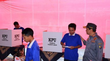 Endonezya 'daki genel seçimlerin atmosferi, 14 Şubat 2024, Pekalongan City