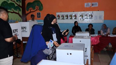 Endonezya 'daki genel seçimlerin atmosferi, 14 Şubat 2024, Pekalongan City