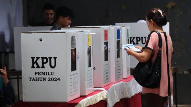 Endonezya 'daki genel seçimlerin atmosferi, 14 Şubat 2024, Pekalongan City