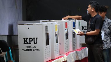 Endonezya 'daki genel seçimlerin atmosferi, 14 Şubat 2024, Pekalongan City