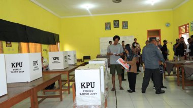 Endonezya 'daki genel seçimlerin atmosferi, 14 Şubat 2024, Pekalongan City