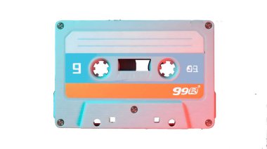 Eski kaset kaset geçmişi. 1990 'ların nostaljik kasetinin bir kopyası. ŞİMDİ 1990