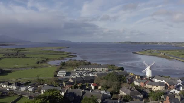 Malebný Pohled Větrný Mlýn Blennerville Poloostrově Dingle Hrabství Kerry Irsku — Stock video