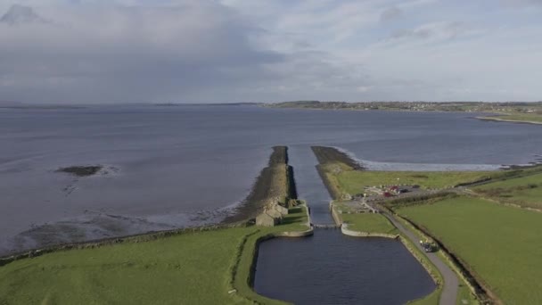 Malebný Pohled Větrný Mlýn Blennerville Poloostrově Dingle Hrabství Kerry Irsku — Stock video