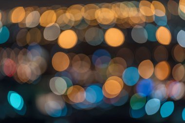 Bokeh odaklanmış ışıklarla soyut arkaplan