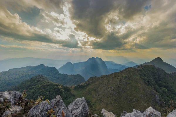Parte Superior Montaña Chiang Dao Tailandia — Foto de Stock