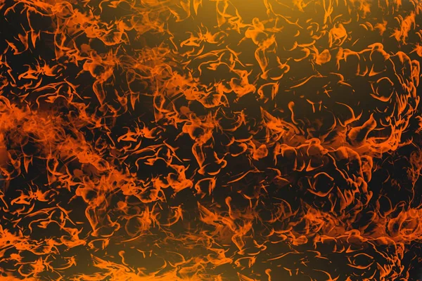Flammen Mit Funken Auf Weißem Hintergrund Orangefarbene Flammen Isoliert Auf — Stockfoto