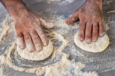 Hazırlama ve pişirme hamuru