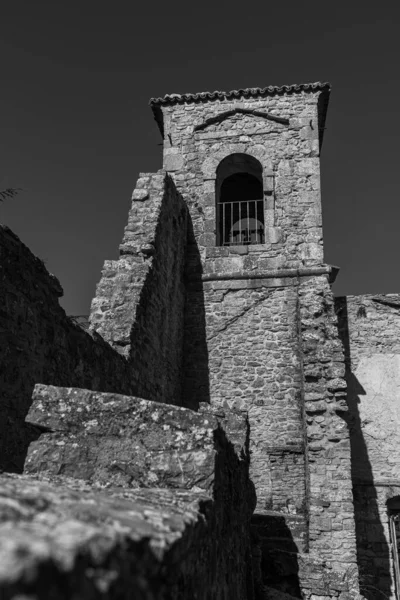 stock image Ancient church located on the hill, dating back to the fifteenth century, which today, especially in the summer months, hosts theatrical and classical music events.