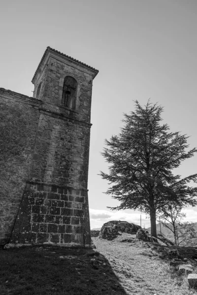 Αρχαία Εκκλησία Που Βρίσκεται Στο Λόφο Που Χρονολογείται Από Δέκατο — Φωτογραφία Αρχείου