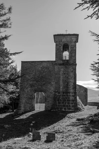 Antigua Iglesia Situada Colina Que Data Del Siglo Que Hoy — Foto de Stock