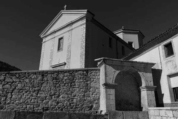 Castiglione Carovilli Isernia Molise Die Pfarrkirche San Nicola Bari — Stockfoto