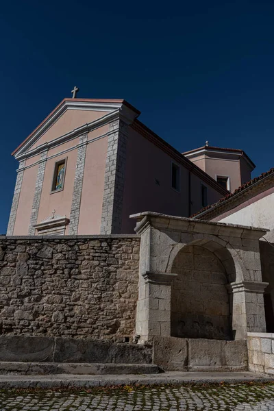 Castiglione Carovilli Isernia Molise Chiesa Parrocchiale San Nicola Bari — Foto Stock