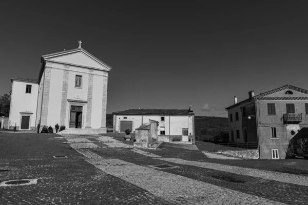 Castiglione Carovili Isernia Molise ニコラ バーリ教区教会 — ストック写真