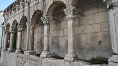 Isernia, Molise. The Fraternal Fountain. Is an elegant public fountain, as well as a symbol, of the city of Isernia.