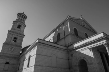 The Papal Basilica of Saint Paul Outside the Walls is one of the four papal basilicas of Rome. It rises along the Via Ostiense, in the district of the same name, near the left bank of the Tiber.
