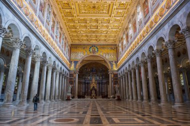 The Papal Basilica of Saint Paul Outside the Walls is one of the four papal basilicas of Rome. It rises along the Via Ostiense, in the district of the same name, near the left bank of the Tiber.