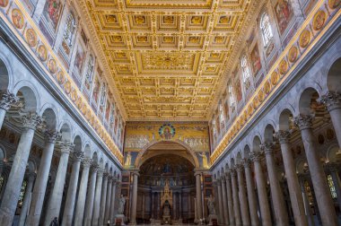 The Papal Basilica of Saint Paul Outside the Walls is one of the four papal basilicas of Rome. It rises along the Via Ostiense, in the district of the same name, near the left bank of the Tiber.