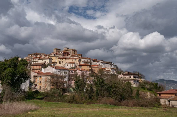 Macchia Isernia Jest Włoskim Miastem Liczącym 1008 Mieszkańców Prowincji Isernia — Zdjęcie stockowe