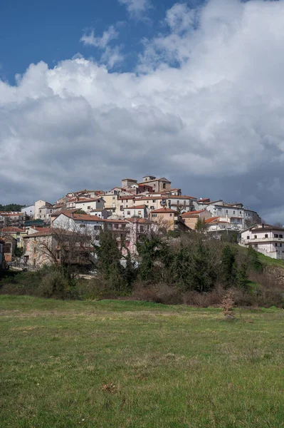 Macchia Isernia Een Italiaanse Gemeente Provincie Isernia Molise Belangrijkste Monumenten — Stockfoto