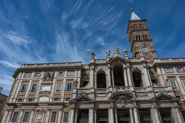 Bazylika Papieska Santa Maria Maggiore Jest Jedną Czterech Bazylik Papieskich — Zdjęcie stockowe