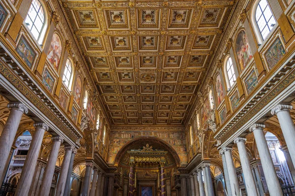 Santa Maria Maggiore Papalık Bazilikası Roma Nın Dört Papalık Bazilikasından — Stok fotoğraf