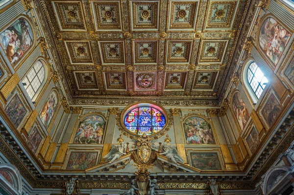 Papežská Bazilika Santa Maria Maggiore Jednou Čtyř Papežských Bazilik Říma — Stock fotografie