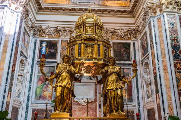 Santa Maria Maggioren Paavin Basilika Yksi Rooman Neljästä Paavin Basilikasta — kuvapankkivalokuva