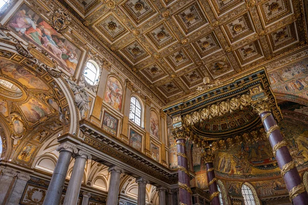Basilica Papale Santa Maria Maggiore Una Delle Quattro Basiliche Papali — Foto Stock