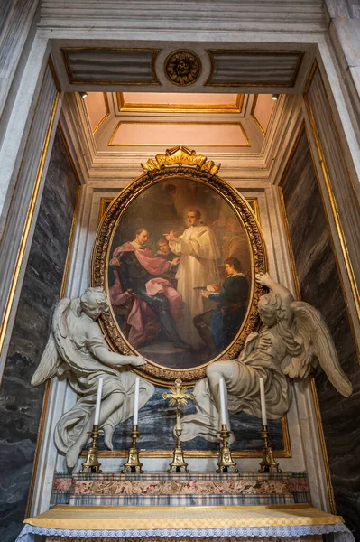 Папська Базиліка Санта Марія Маджоре Однією Чотирьох Папських Базилік Риму — стокове фото