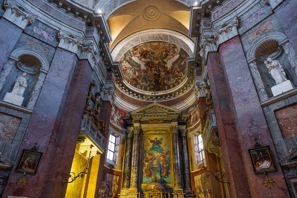 Kościół Giacomo Auguście Jest Katolickim Miejscem Kultu Rzymie Położonym Dzielnicy — Zdjęcie stockowe
