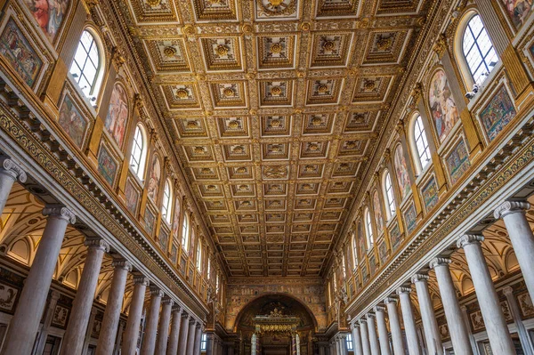Basilique Pontificale Santa Maria Maggiore Est Une Des Quatre Basiliques Images De Stock Libres De Droits