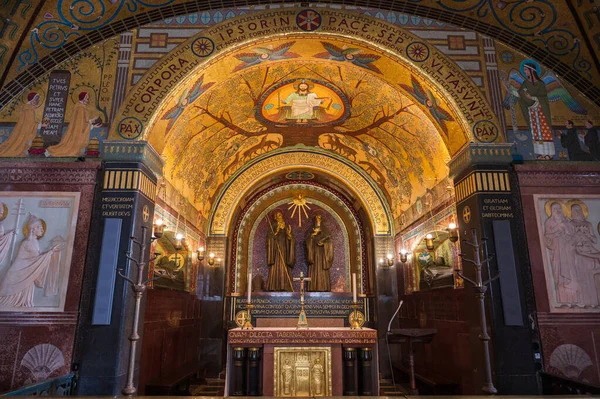 stock image The abbey of Montecassino is a Benedictine monastery located on the top of Montecassino, in Lazio. It is the oldest monastery in Italy together with the monastery of Santa Scolastica.