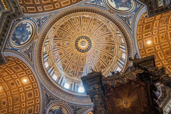 Is a Catholic basilica located in St. Peter's Square in the Vatican City state; it is a masterpiece of Italian art and one of the symbols of Rome, of which it dominates the panorama.