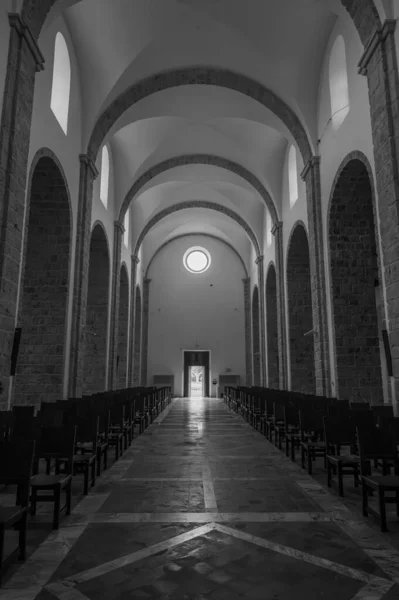 Rocchetta Volturno Isernia Molise Benedictine Abbey Vincenzo Volturno Historic Benedictine — Stock Photo, Image