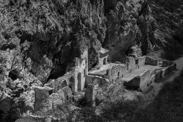 Valle Deki San Martino Manastırı Fara San Martino Daki Gole — Stok fotoğraf
