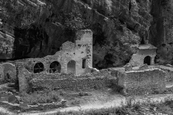 Valle Deki San Martino Manastırı Fara San Martino Daki Gole — Stok fotoğraf