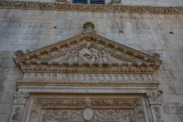 교회와 병원은 1320년에 Compenitenti의 형제단에 설립되었다 건축은 마리아에게 헌정된 장례식과 — 스톡 사진