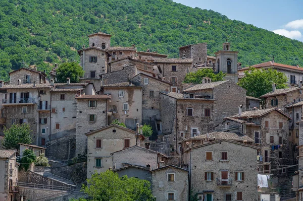 Сканно Абруццо Сканно Итальянский Город 1782 Жителями Расположенный Провинции Акуила — стоковое фото
