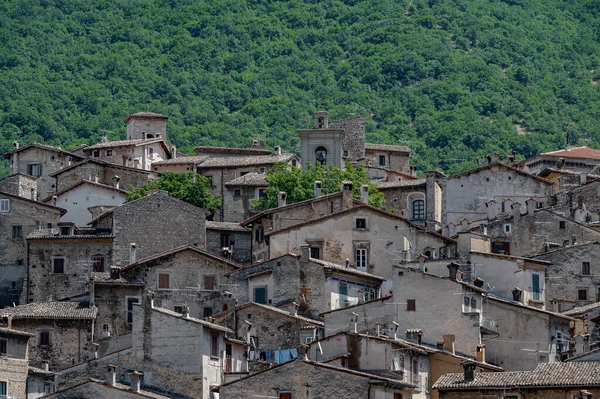 Scanno Abruzzo Scanno Una Ciudad Italiana 782 Habitantes Situada Provincia —  Fotos de Stock