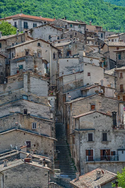 Сканно Абруццо Сканно Итальянский Город 1782 Жителями Расположенный Провинции Акуила — стоковое фото