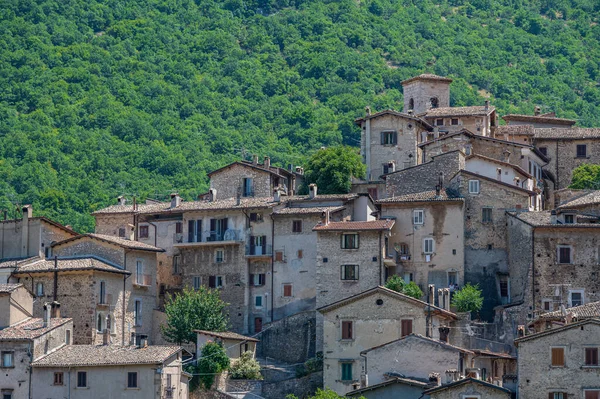 Scanno Abruzzen Scanno Ist Eine Italienische Stadt Mit 782 Einwohnern — Stockfoto