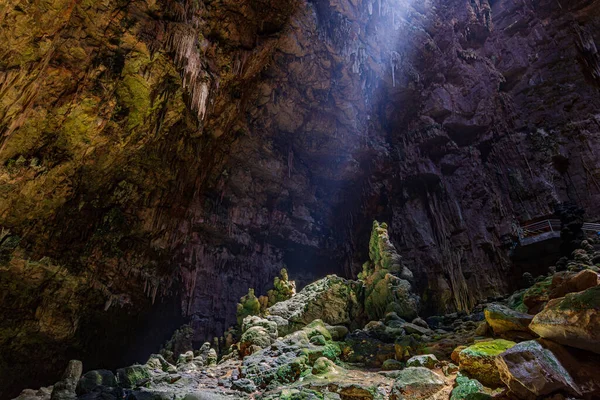 Grotte Castellana Puglia Italia Salgono Meno Due Chilometri Dalla Città Foto Stock Royalty Free